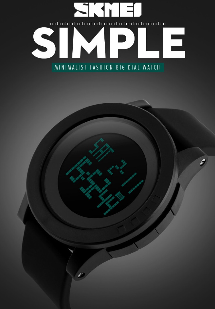 SKMEI Jam Tangan Digital Pria - DG1142 - Black